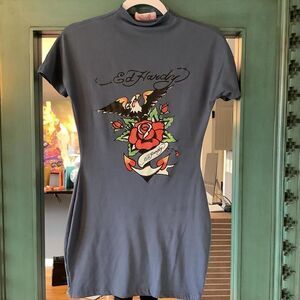 Ed Hardy Graphic Dress - Stylish Streetwear